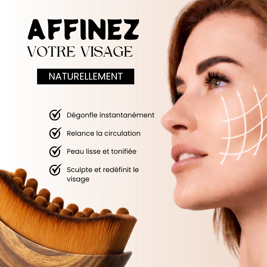 GLOWM - Brosse sculptante pour le visage